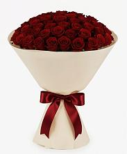 Букет 101 Бордовая роза Блэк Бакарра в Ряжске