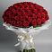 Букет 101 Красная роза Блэк Мэджик в Ряжске