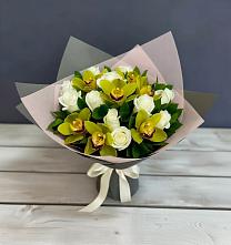 Букет цветов из:  Орхидеи и Розы в Ряжске