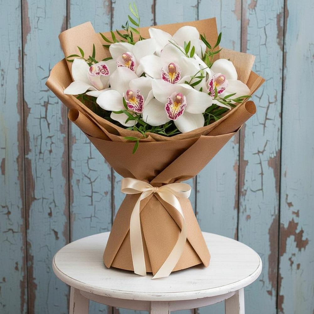 Букет цветов из: Орхидеи и Розы в Ряжске