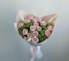 Букет цветов из:  Розы и Хризантемы #REPLACE_PRED# Ряжске