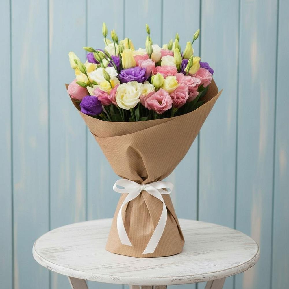 Букет цветов из: Лизиантусы в Ряжске