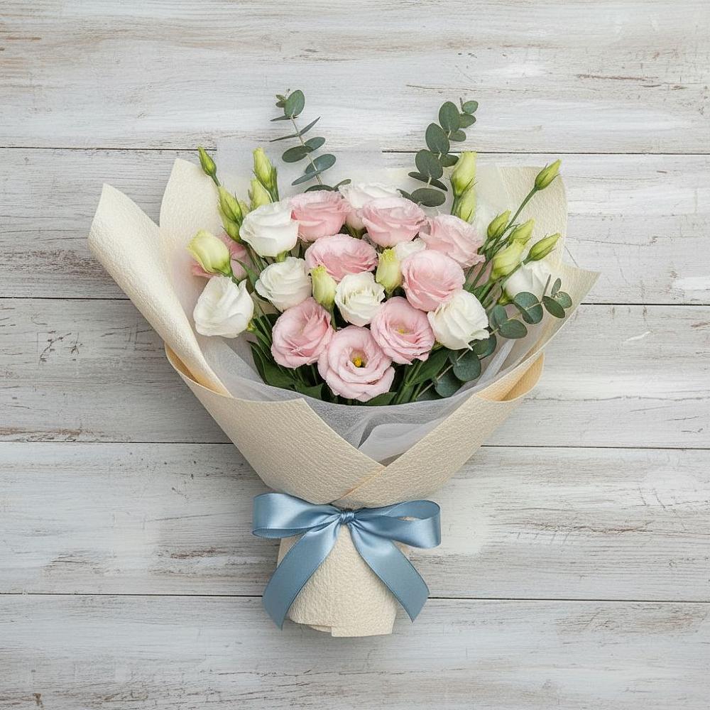 Букет цветов из: Лизиантусы в Ряжске